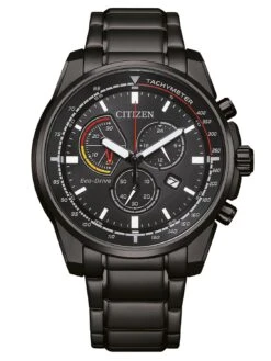 Citizen AT1195-83E Eco-Drive Solar Herrenuhr Chronograph Schwarz
