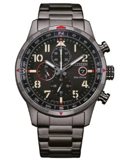 Citizen CA0797-84E Eco-Drive Solar-Chronograph Für Herren Grau