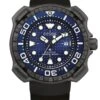 Citizen BN0225-04L Promaster Eco-Drive Herren-Taucheruhr Titan Schwarz/Blau