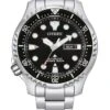 Citizen NY0140-80EE Promaster Marine Herren-Taucheruhr Automatik Stahl/Schwarz