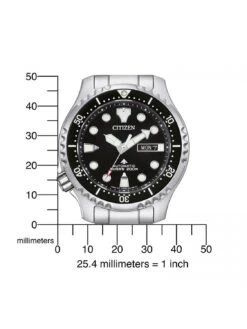 Citizen NY0140-80EE Promaster Marine Herren-Taucheruhr Automatik Stahl/Schwarz -Mode Zubehör Geschäft 02513188809 4