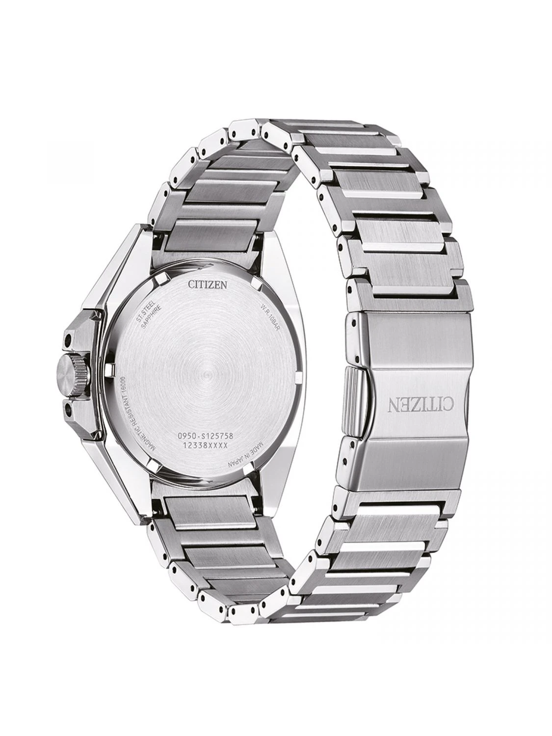 Citizen NA1010-84X Herrenuhr Automatik Series 8 Stahl/Schwarz 3 Citizen NA1010-84X Herrenuhr Automatik Series 8 Stahl/Schwarz – Bild 3