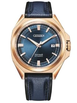 Citizen NB6012-18L Herrenuhr Automatik Series 8 Blau/Roségoldfarben