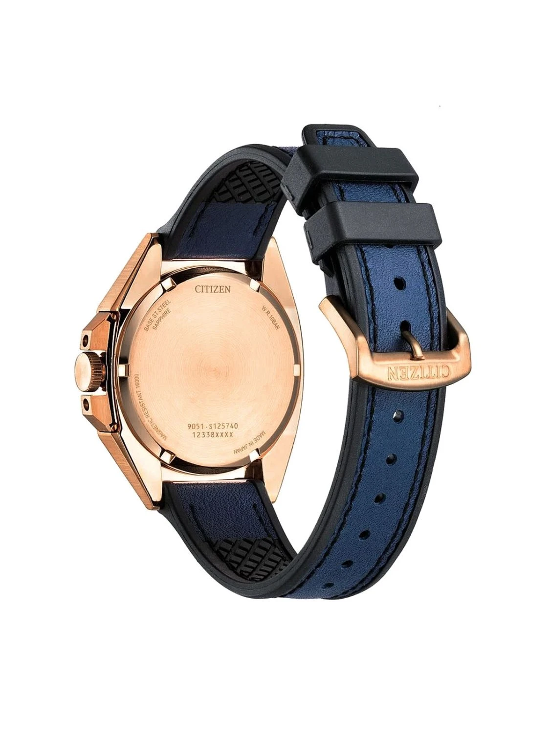 Citizen NB6012-18L Herrenuhr Automatik Series 8 Blau/Roségoldfarben 3 Citizen NB6012-18L Herrenuhr Automatik Series 8 Blau/Roségoldfarben – Bild 3