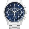 Citizen AN8190-51L Herrenuhr Chronograph Stahl/Blau