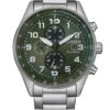 Citizen CA0770-72X Eco-Drive Chronograph Für Herren Stahl/Grün