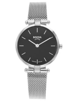 Boccia 3340-02 Damenuhr Mit Milanaiseband
