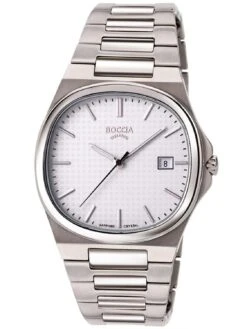 Boccia 3657-01 Herren-Armbanduhr Titan Mit Saphirglas