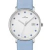 Junghans 047/4055.00 Damenuhr Form Damen Lederband Blau