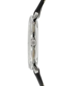 Junghans 047/4251.02 Max Bill Damenuhr Saphirglas Lederband Schwarz -Mode Zubehör Geschäft 02718287122 2