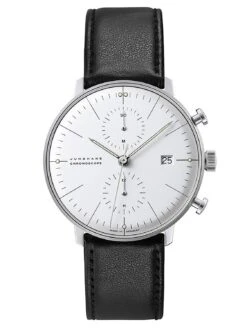 Junghans 027/4600.02 Max Bill Chronoscope Herrenuhr Mit Saphirglas