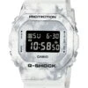 Casio DW-5600GC-7ER G-Shock The Origin Digitaluhr Weiß Marmoriert