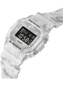 Casio DW-5600GC-7ER G-Shock The Origin Digitaluhr Weiß Marmoriert -Mode Zubehör Geschäft 03406889604 6