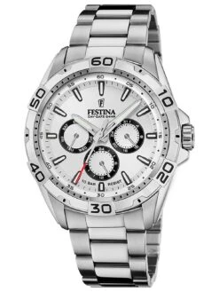 Festina F20623/1 Herrenuhr Multifunktion Stahl/Silberfarben