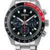Seiko SSC915P1 Prospex Speedtimer Herren-Armbanduhr Solar Schwarz/Rot
