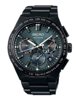 Seiko SSH127J1 Astron GPS Solar Dual Time Herrenuhr Titan Limited Edition