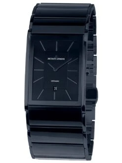 Jacques Lemans 1-1939H Armbanduhr Dublin Keramik Blau
