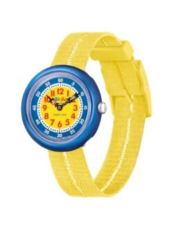 Flik Flak FBNP189 Kinderuhr Retro Yellow