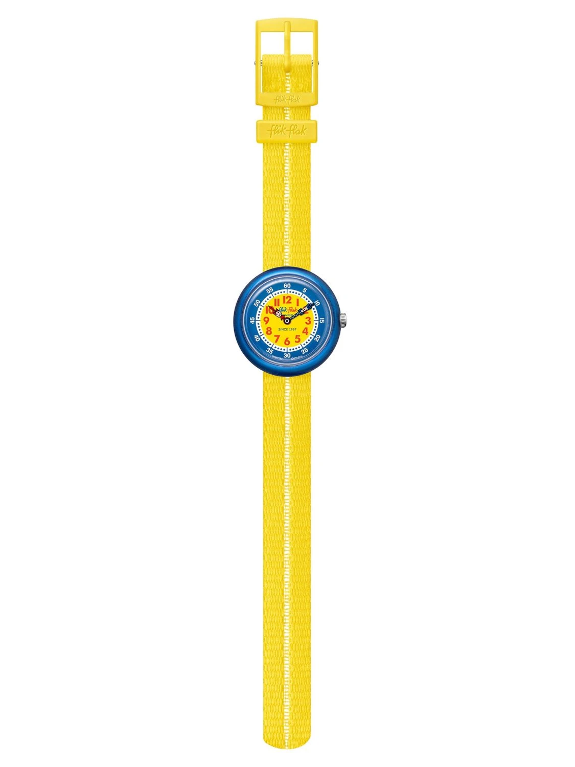 Flik Flak FBNP189 Kinderuhr Retro Yellow 3 Flik Flak FBNP189 Kinderuhr Retro Yellow – Bild 3