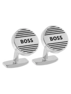 BOSS 50475399-001 Manschettenknöpfe Schwarz Jaiden