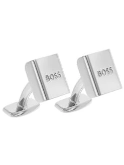 BOSS 50479862-040 Manschettenknöpfe Kile Silberfarben