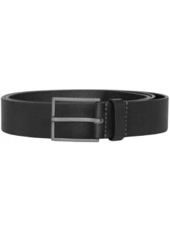 BOSS 50413090-001 Herren-Ledergürtel Trilos Schwarz