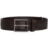 BOSS 50430111-202 Herrengürtel Tril-Logo Dunkelbraun