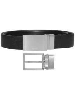 BOSS 50408143-001 Herren-Wendegürtel Gebert Schwarz