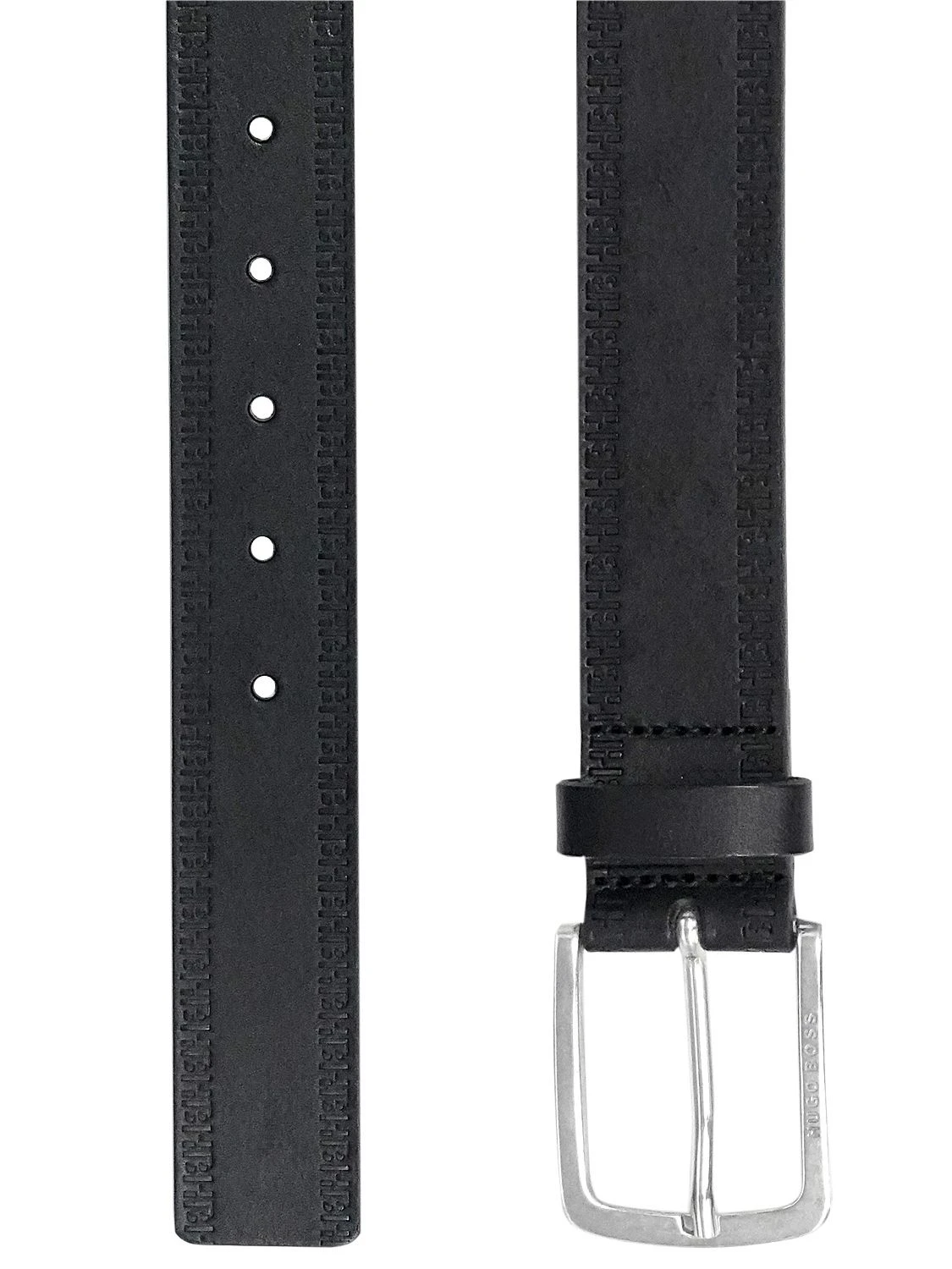 BOSS 50452434-001 Herrengürtel Jor Leder Schwarz 2 BOSS 50452434-001 Herrengürtel Jor Leder Schwarz – Bild 2