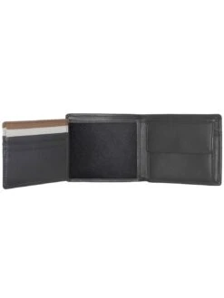 BOSS 50479674-001 Herren-Geldbeutel Leder Schwarz Byron -Mode Zubehör Geschäft 09757992492 3