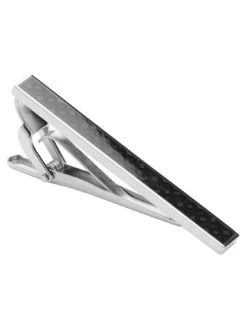 BOSS 50495119-001 Krawattennadel Schwarz B-Monogram