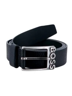 BOSS 50496747-001 Herrengürtel Leder Schwarz Simo-Gr
