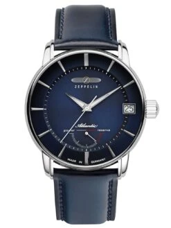 Zeppelin 8416-3 Herrenuhr Automatik Gangreserve Atlantic Dunkelblau