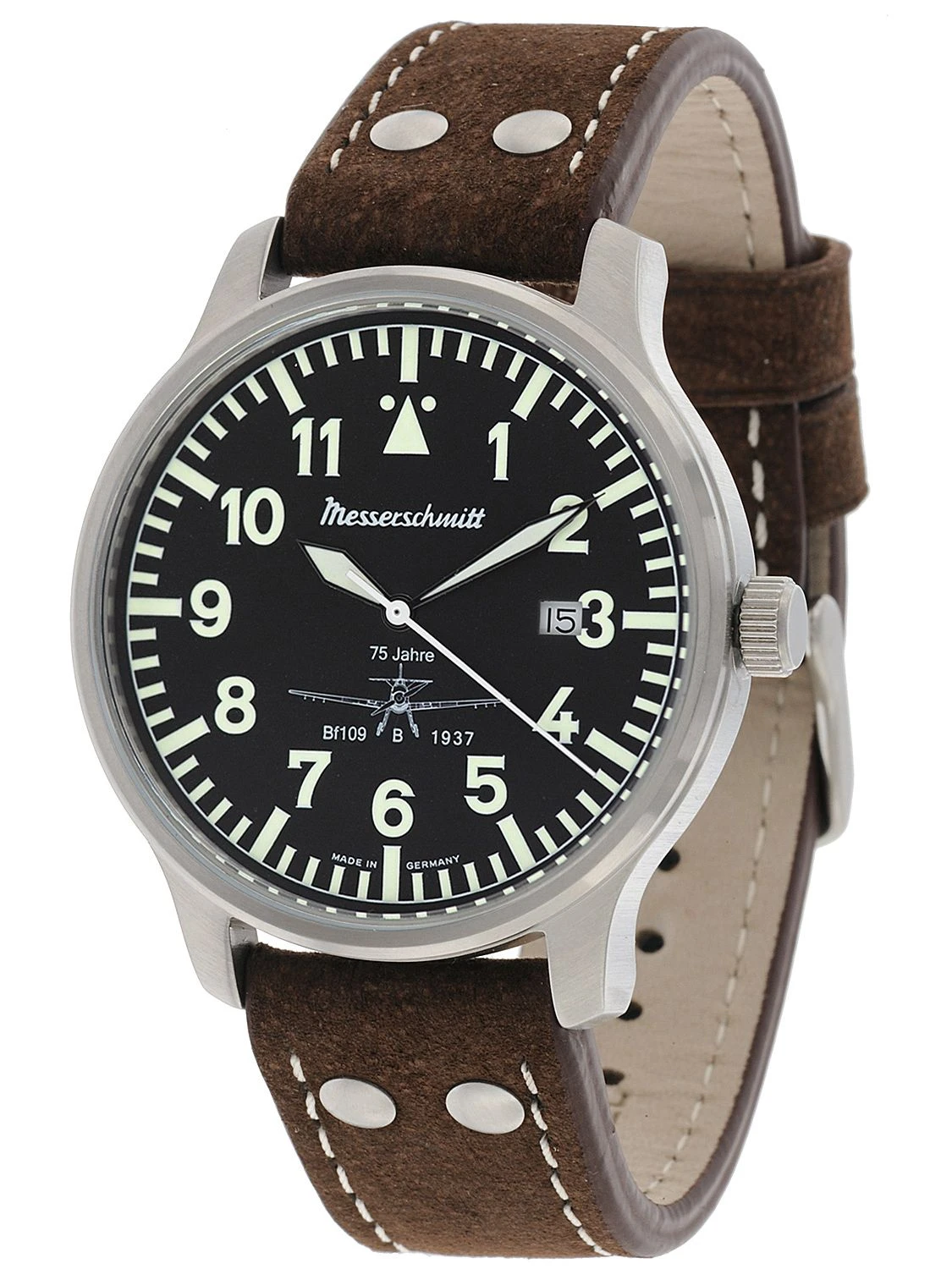 Messerschmitt ME-42BF109 Pilotenuhr 75 Jahre Bf 109 1 Messerschmitt ME-42BF109 Pilotenuhr 75 Jahre Bf 109