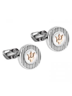 Maserati JM121ATK14 Manschettenknöpfe Edelstahl