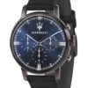 Maserati R8871630002 Herrenuhr Chronograph Eleganza Schwarz/blau