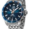 Vostok Europe NH35A-225A615B Herren-Automatikuhr Rocket N-1 Stahl/Blau