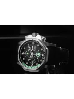 Vostok Europe YM86-640A695 Herrenuhr Atomic Age Multifunktion Schwarz -Mode Zubehör Geschäft 22595525 3