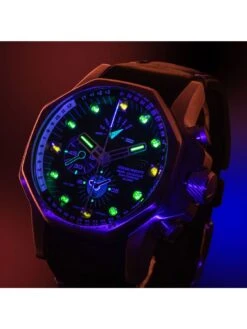 Vostok Europe YM86-640A695 Herrenuhr Atomic Age Multifunktion Schwarz -Mode Zubehör Geschäft 22595525 6