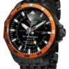 Vostok Europe NH34-225C714-B Herren-Armbanduhr Automatik GMT Rocket N1 Schwarz
