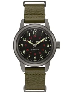 Bulova 98A255 Fliegeruhr In Unisex-Größe Automatik Classic