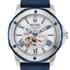Bulova 98A225 Herren-Taucheruhr Automatik Marine Star Blau/Silberfarben
