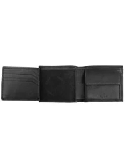 HUGO 50490805-001 Herren-Geldbeutel Leder Schwarz Myles Trifold -Mode Zubehör Geschäft 28394202 3