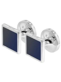 HUGO 50494873-413 Manschettenknöpfe Quadratisch Blau E-Totake