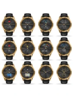 Garmin 010-02241-02 Vivomove Luxe Smartwatch Mit Lederband Schwarz -Mode Zubehör Geschäft 306112680847 4