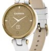 Garmin 010-02384-B3 Lily Classic Damen-Smartwatch Weiß/Hellgoldfarben