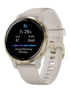 Garmin 010-02429-11 Venu 2S Fitness Smartwatch Beige/Hellgoldfarben
