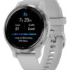Garmin 010-02429-12 Venu 2S Fitness Smartwatch Hellgrau/Silberfarben