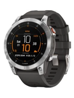 Garmin 010-02582-01 Epix Smartwatch Schiefergrau/Silber