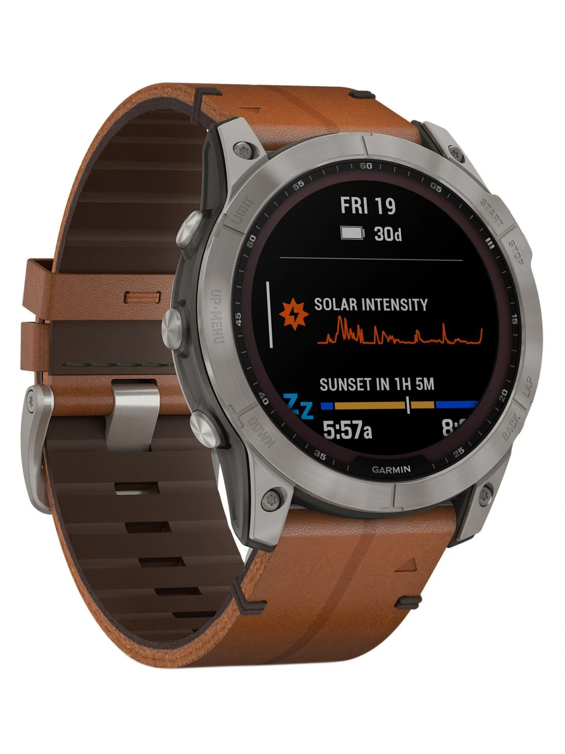 Garmin 010-02541-19 Fenix 7X Saphir Solar Titan Smartwatch Schiefergrau 6 Garmin 010-02541-19 Fenix 7X Saphir Solar Titan Smartwatch Schiefergrau – Bild 6
